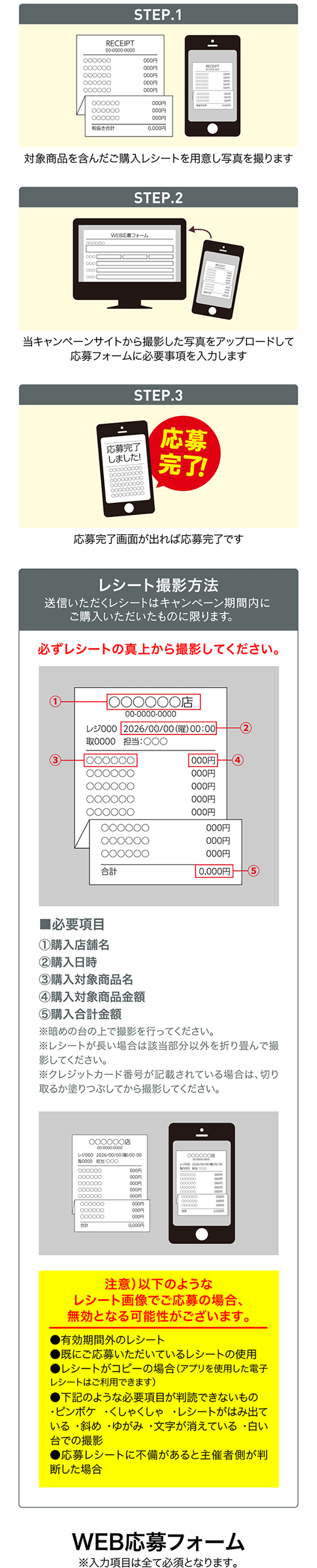 WEBからの応募