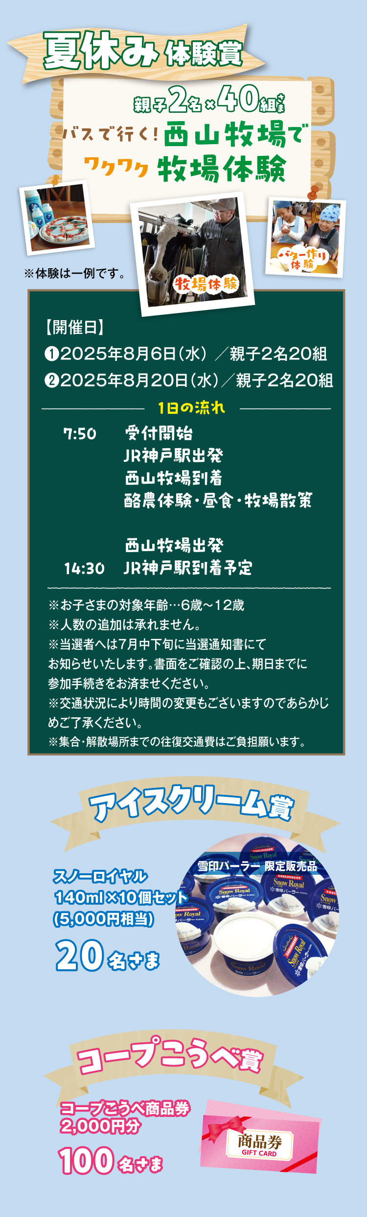 キャンペーン賞品
