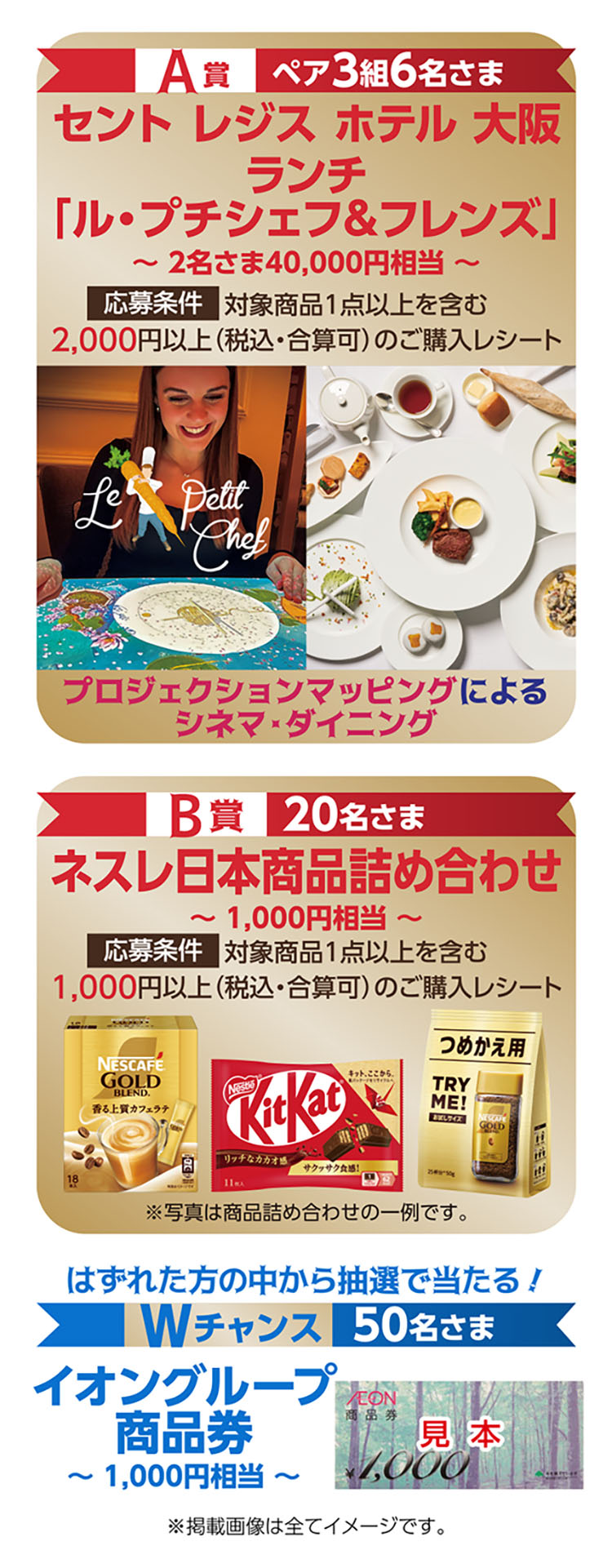 キャンペーン賞品