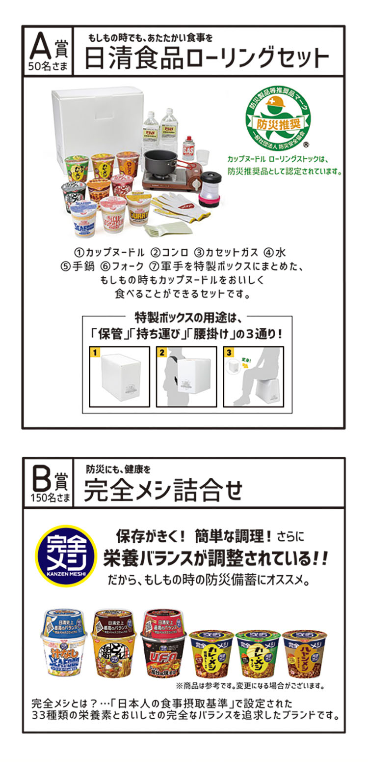 キャンペーン賞品