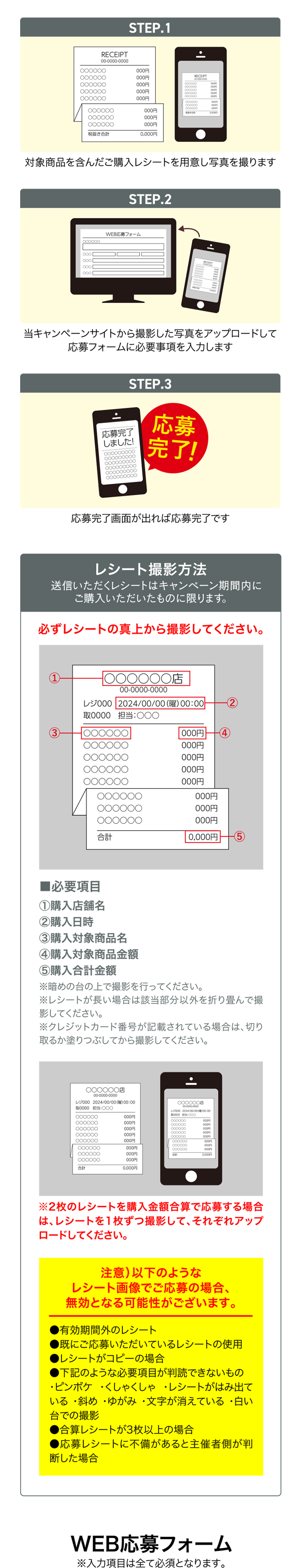 WEBからの応募