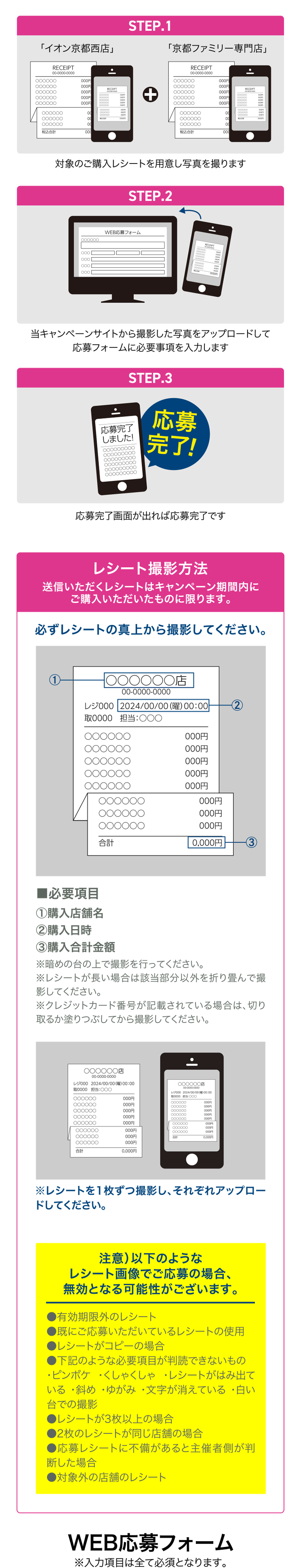 WEBからの応募
